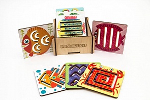 Линейки-трафареты Морские жители, 8 шт (Woodland, 120204)